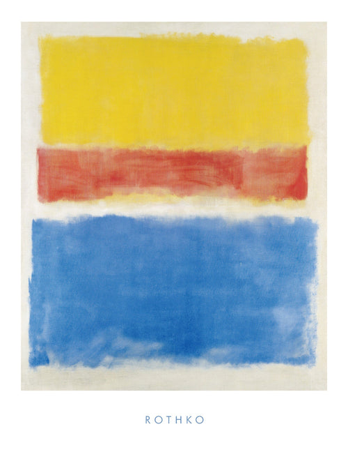 Mark Rothko   Untitled Yellow Red and Blue Kunstdruk 60x80cm | Yourdecoration.be