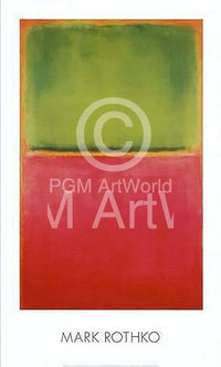 Mark Rothko   Green Red on Orange Kunstdruk 96x58cm | Yourdecoration.be