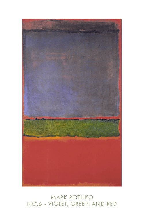 Mark Rothko   No. 6, 1951 Kunstdruk 61x91cm | Yourdecoration.be