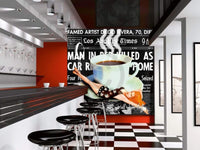 Marcel Terrani   Give me all your coffee Kunstdruk 70x70cm | Yourdecoration.be