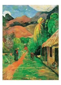 Paul Gauguin   Chemin a papeete Kunstdruk 50x70cm | Yourdecoration.be