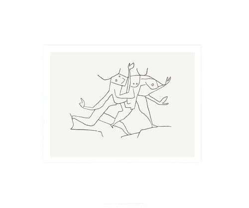 PGM Paul Klee Animaux en Fuite Kunstdruk 60x50cm | Yourdecoration.be