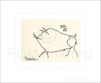 Pablo Picasso   Le petit cochon Kunstdruk 60x50cm | Yourdecoration.be