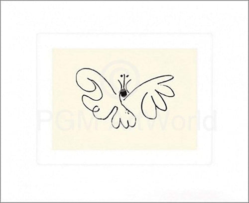 Pablo Picasso   Le Papillon Kunstdruk 50x60cm | Yourdecoration.be
