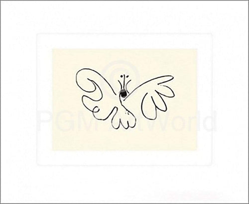 Pablo Picasso   Le Papillon Kunstdruk 50x60cm | Yourdecoration.be