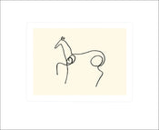Pablo Picasso   Le Cheval Kunstdruk 50x60cm | Yourdecoration.be
