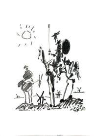 PGM Pablo Picasso Don Quixote Kunstdruk 60x50cm | Yourdecoration.be