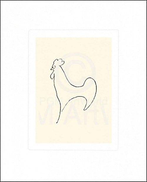 Pablo Picasso   Coq Detail Kunstdruk 50x60cm | Yourdecoration.be