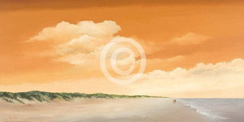 Hans Paus   Along the Sea II Kunstdruk 100x50cm | Yourdecoration.be