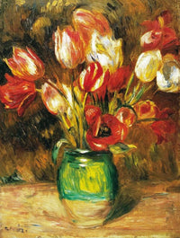Auguste Renoir   Tulips in a Vase Kunstdruk 60x80cm | Yourdecoration.be