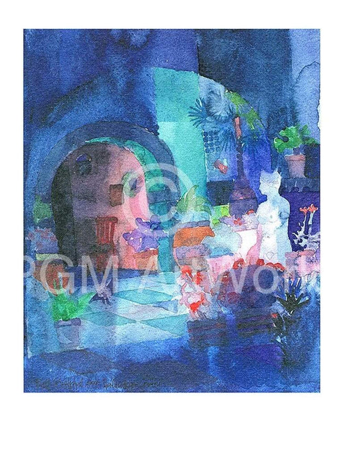 Ralf Westphal   Italienischer Garten Kunstdruk 30x40cm | Yourdecoration.be