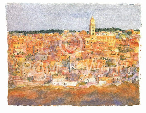 Ralf Westphal   Matera Sassi / Basilicata Kunstdruk 100x70cm | Yourdecoration.be