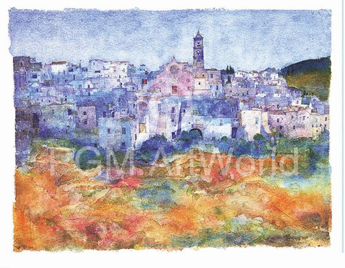 Ralf Westphal   Miglionico / Basilicata Kunstdruk 100x70cm | Yourdecoration.be