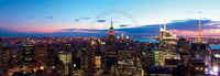 Shutterstock   Aerial New York City Kunstdruk 95x33cm | Yourdecoration.be