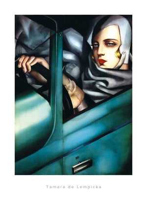 Tamara De Lempicka   Self Portrait Kunstdruk 50x70cm | Yourdecoration.be