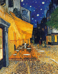 Vincent Van Gogh   CafÃ© Terrasse am Abend Kunstdruk 70x90cm | Yourdecoration.be