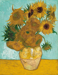 Vincent Van Gogh   Vase mit Sonnenblumen Kunstdruk 70x90cm | Yourdecoration.be
