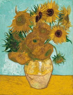 Vincent Van Gogh   Vase mit Sonnenblumen Kunstdruk 70x90cm | Yourdecoration.be