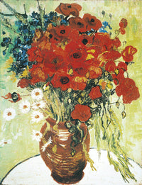 Vincent Van Gogh   Vase avec marguerite Kunstdruk 60x80cm | Yourdecoration.be