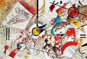 Wassily Kandinsky   Sans titre Kunstdruk 100x70cm | Yourdecoration.be