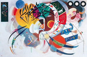 Wassily Kandinsky   Dominant curve Kunstdruk 100x70cm | Yourdecoration.be