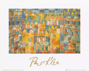Paul Klee   Tempelviertel von Pert, 1928 Kunstdruk 30x24cm | Yourdecoration.be