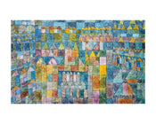 Paul Klee   Tempelviertel von Pert, 1928 Kunstdruk 50x40cm | Yourdecoration.be
