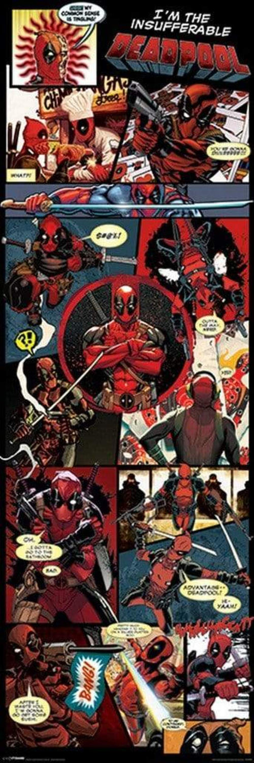 Pyramid Deadpool Panels Poster 53x158cm | Yourdecoration.be