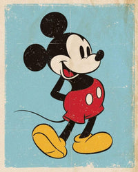 Pyramid Mickey Mouse Retro Poster 40x50cm | Yourdecoration.be