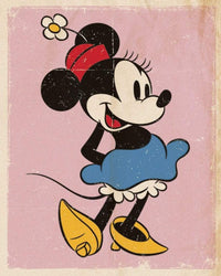 Pyramid Minnie Mouse Retro Poster 40x50cm | Yourdecoration.be
