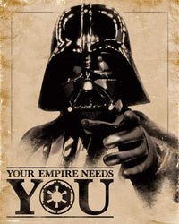 Pyramid Star Wars Classic Your Empire Needs You Poster 40x50cm | Yourdecoration.be