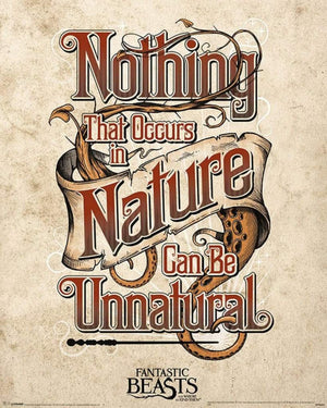 Pyramid Fantastic Beasts Unnatural Poster 40x50cm | Yourdecoration.be