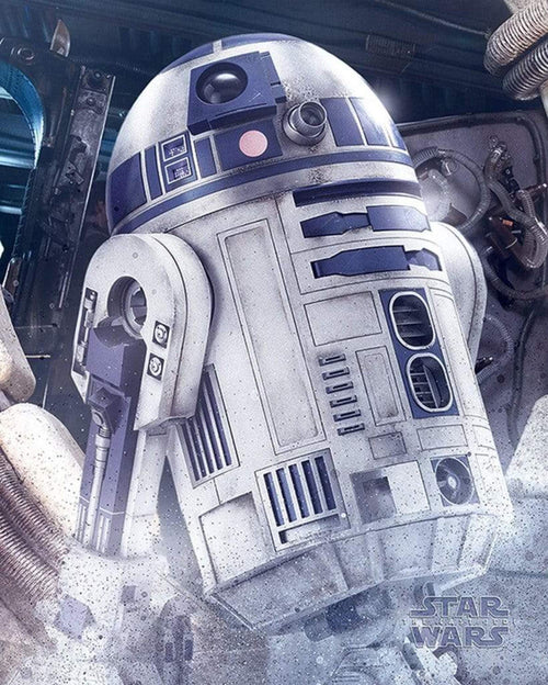 Pyramid Star Wars the Last Jedi R2 D2 Droid Poster 40x50cm | Yourdecoration.be