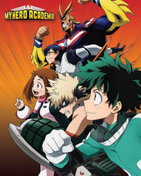 Pyramid My Hero Academia Heroes to Action Poster 40x50cm | Yourdecoration.be