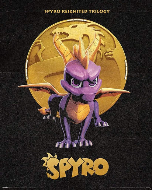 Pyramid Spyro Golden Dragon Poster 40x50cm | Yourdecoration.be