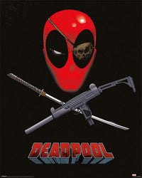 Pyramid Deadpool Eye Patch Poster 40x50cm | Yourdecoration.be