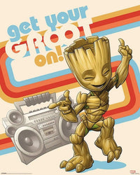 Pyramid Guardians of the Galaxy Vol 2 Get Your Groot On Poster 40x50cm | Yourdecoration.be