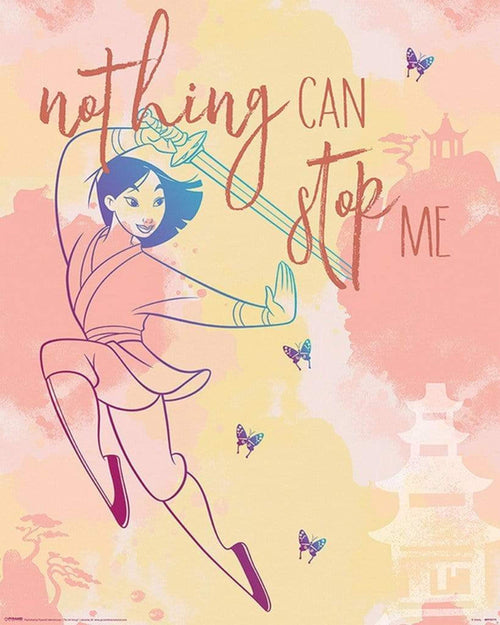 Pyramid Mulan Nothing Can Stop Me Poster 40x50cm | Yourdecoration.be