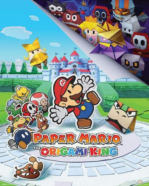 Pyramid Paper Mario The Origami King Poster 40x50cm | Yourdecoration.be