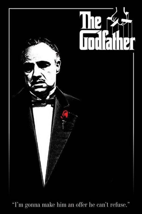 Pyramid The Godfather Red Rose Poster 61x91,5cm | Yourdecoration.be