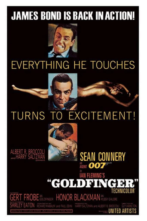 Pyramid James Bond Goldfinger Poster 61x91,5cm | Yourdecoration.be
