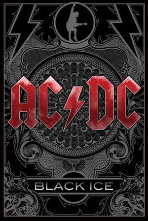 Pyramid AC DC Black Ice Poster 61x91,5cm | Yourdecoration.be