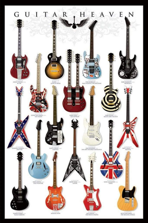 Pyramid Guitar Heaven Poster 61x91,5cm | Yourdecoration.be