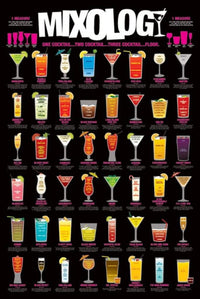Pyramid Mixology Poster 61x91,5cm | Yourdecoration.be