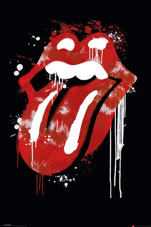 Pyramid The Rolling Stones Graffiti Lips Poster 61x91,5cm | Yourdecoration.be