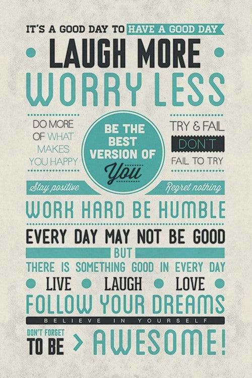 Pyramid Be Awesome Poster 61x91,5cm | Yourdecoration.be