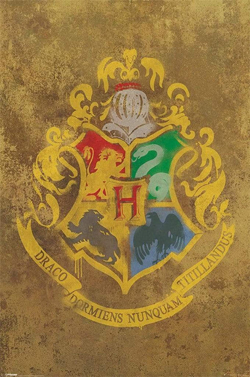 Pyramid Harry Potter Hogwarts Crest Poster 61x91,5cm | Yourdecoration.be