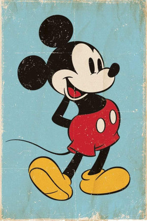 Pyramid Mickey Mouse Retro Poster 61x91,5cm | Yourdecoration.be
