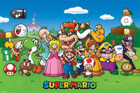 Pyramid Super Mario Characters Poster 91,5x61cm | Yourdecoration.be