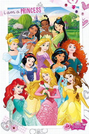 Pyramid Disney Princess I am a Princess Poster 61x91,5cm | Yourdecoration.be